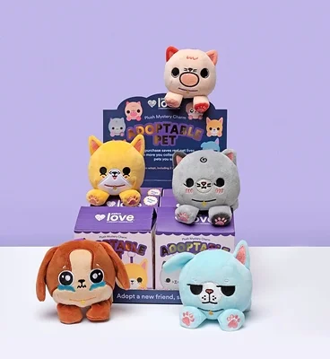 The Petco Love Plush Mystery Charm Adoptable Pet collection features six collectible plush pets and two rare mystery pets, with proceeds helping shelter pets find the love they deserve.