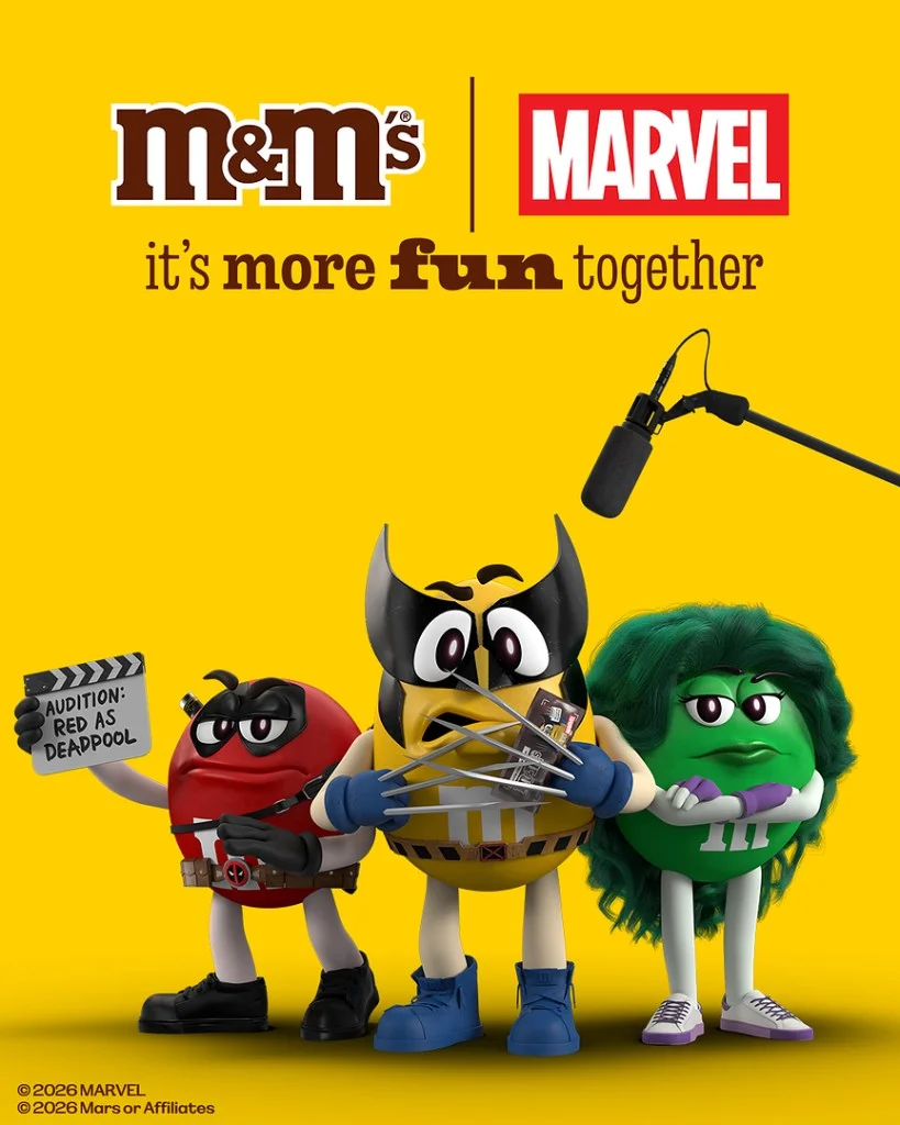 M&M’S and Marvel Bring Seven Collectible Character Packs to U.S. Retailers