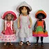 Three Sasha Sundress Variations Meet South African Shweshwe and Ostrich Art