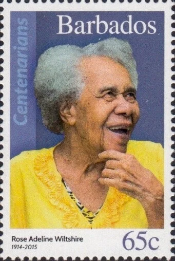 Barbados Centenarians - Barbados 65c Stamp – Rose Adelin Wiltshire