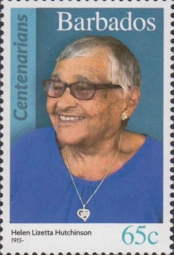 Barbados Centenarians - Barbados 65c Stamp – Helen Lizetta Hutchinson