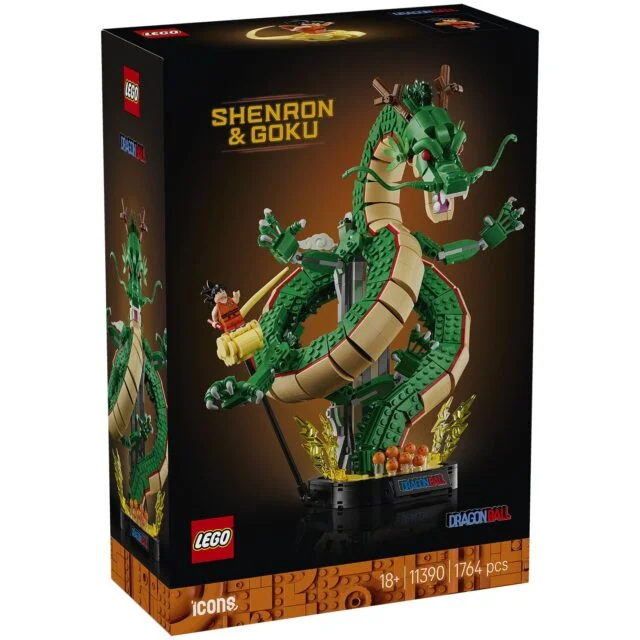 LEGO Icons 11390 Shenron & Goku: 1,764-Piece Dragon Ball Set Arrives in November 2026