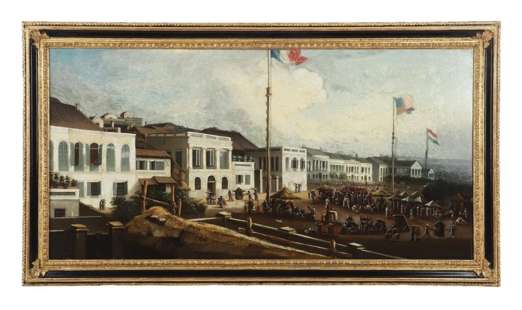 a second Chinnery School, The European Factories at Canton, sold for $2,990