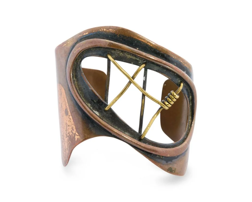 Art Smith copper and brass cuff bracelet
